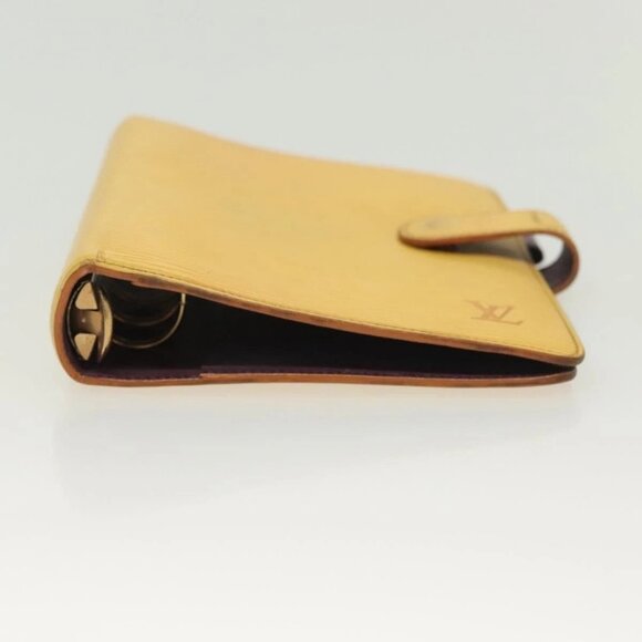 LOUIS VUITTON Epi Agenda MM Day Planner Cover Yellow R20049 LV Auth 136711 - Picture 6 of 16